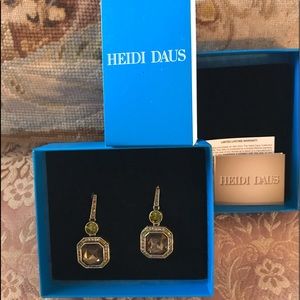 Heidi Daus Pierced Earrings- New in Box